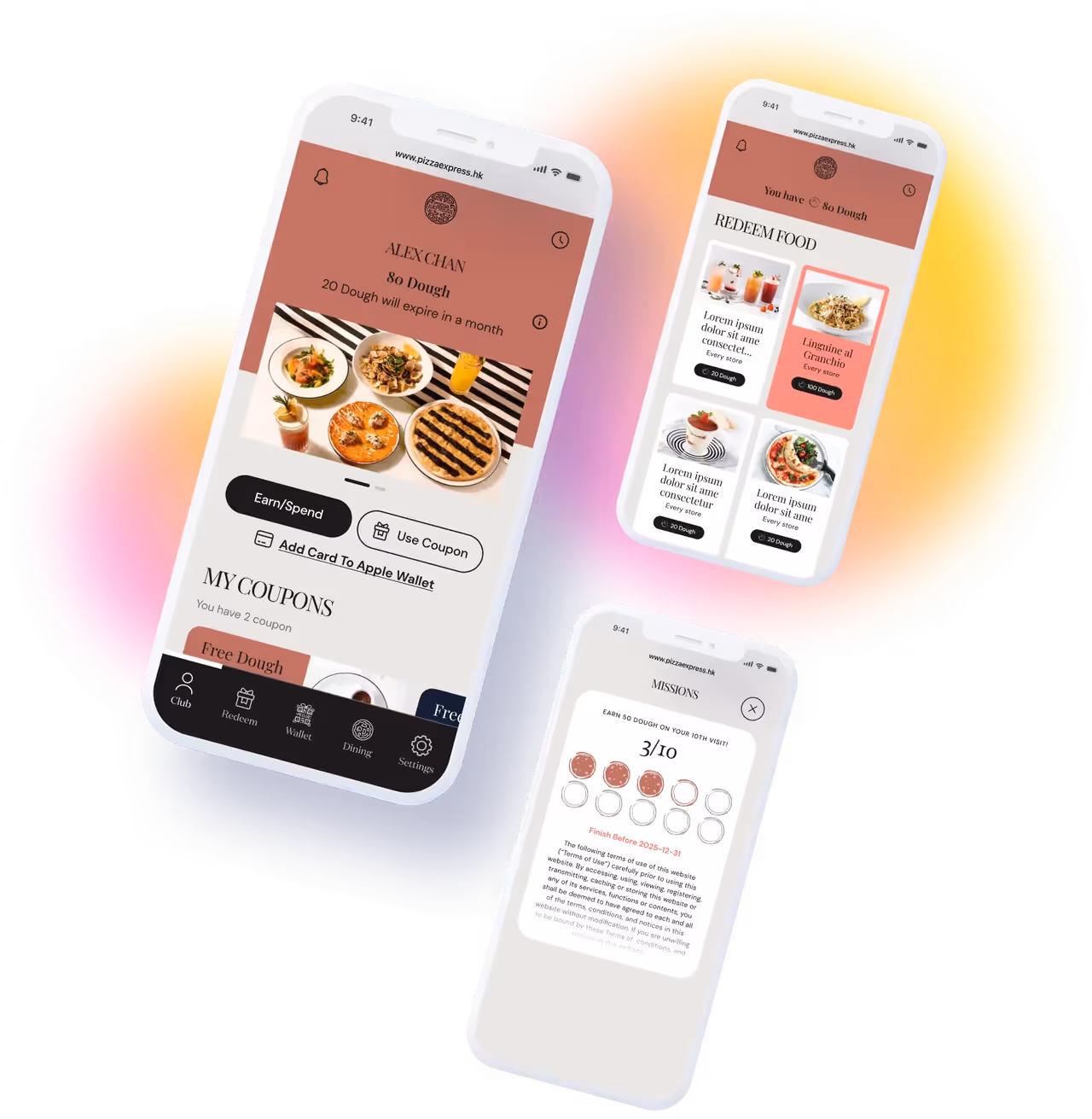 PizzaExpress Club E-Card