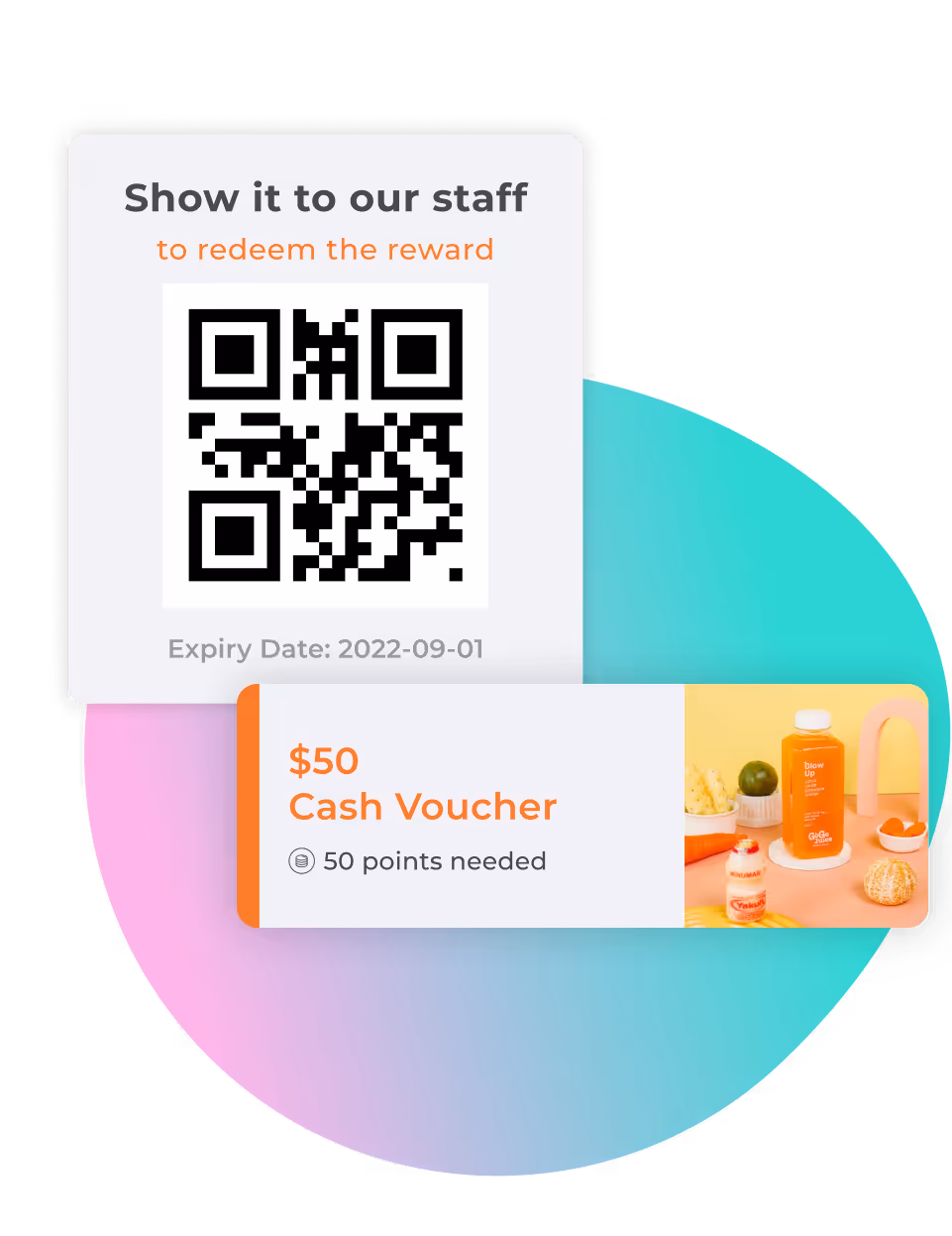 Scan to earn and redeem