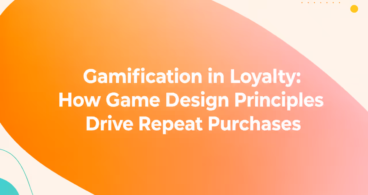 Gamification in Loyalty: How Game Design Principles Drive Repeat Purchases