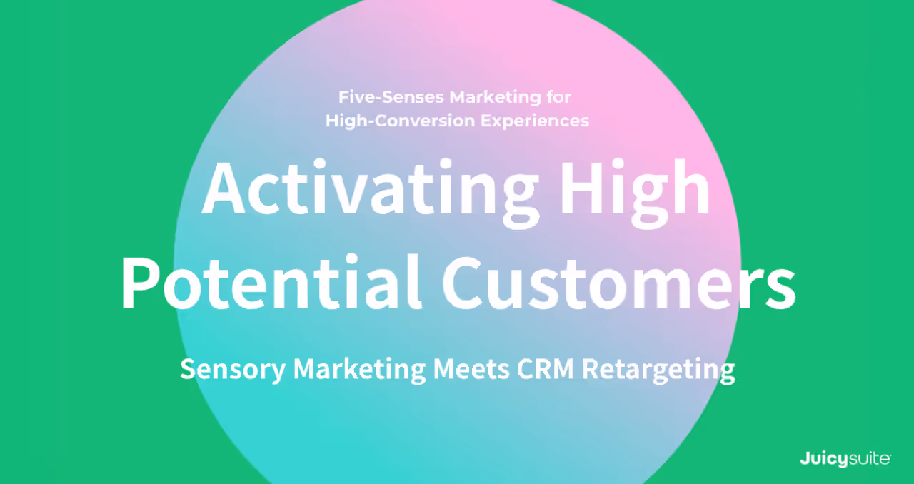 Activating High-Potential Customers: Sensory Marketing Meets CRM Retargeting
